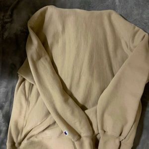 Sand Colour Men’s Champion Hoodie.